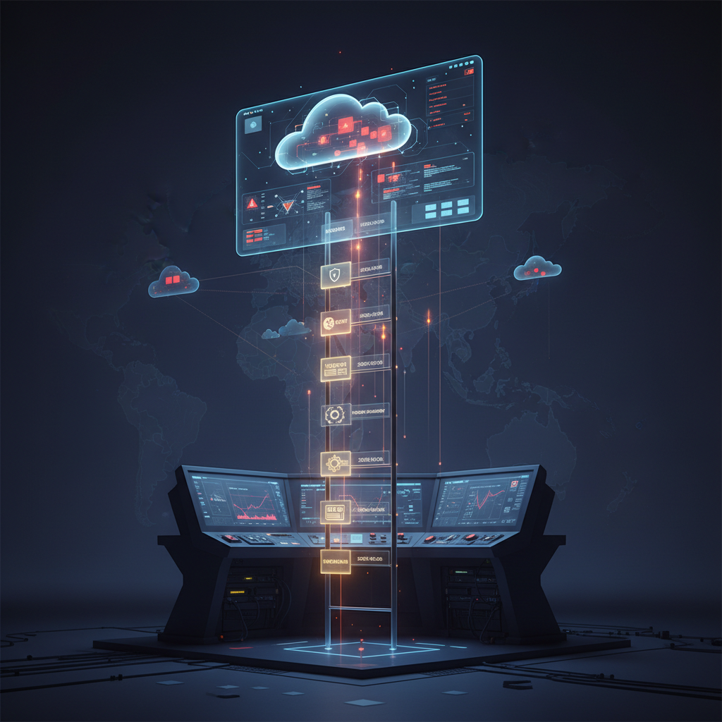Evidence ladder for East Asia cyber signals showing progression from initial monitoring to verified threat intelligence through source-linked records over time