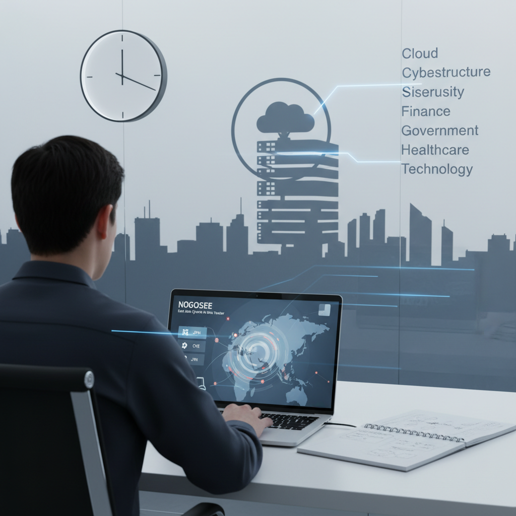 Security analyst conducting a 15-minute daily East Asia cyber signal review using the Nogosee tracker, verifying signals and deciding on ticket, watchlist, or executive brief actions.